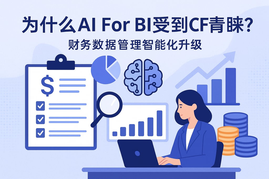AI For BI为什么受到CFO青睐？财务数据管理智能化升级